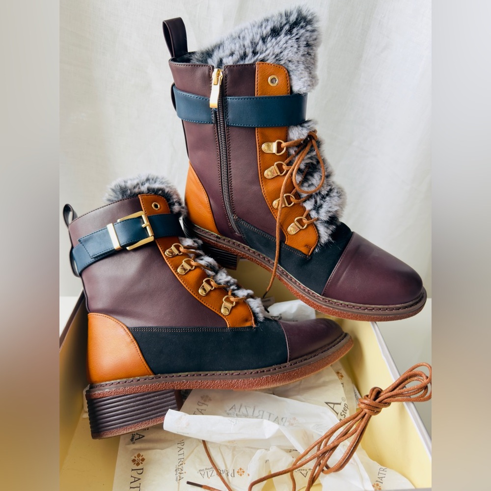 Patrizia by Spring Step Hilvia Boots EU Size 42 US 10.5-11 Runs Small, Fits 10